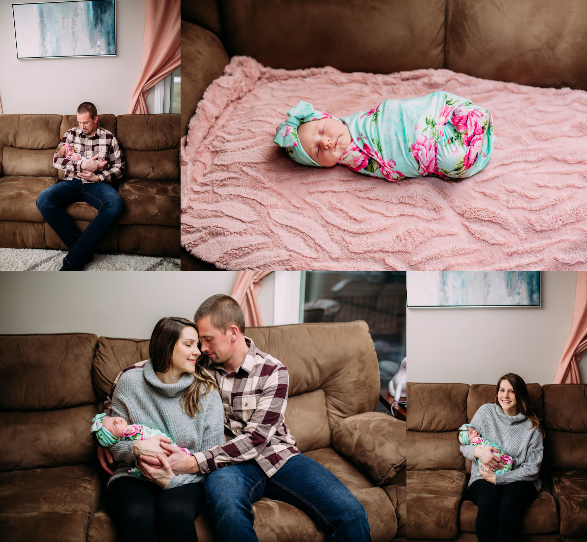 Croswell Michigan lifestyle newborn photography