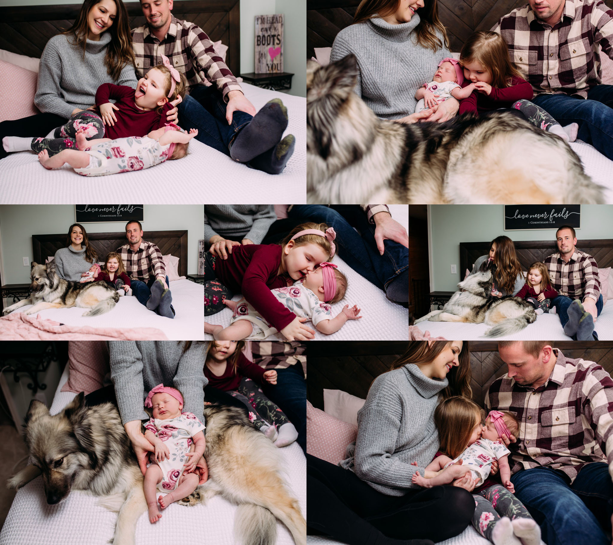 Croswell Michigan lifestyle newborn photography