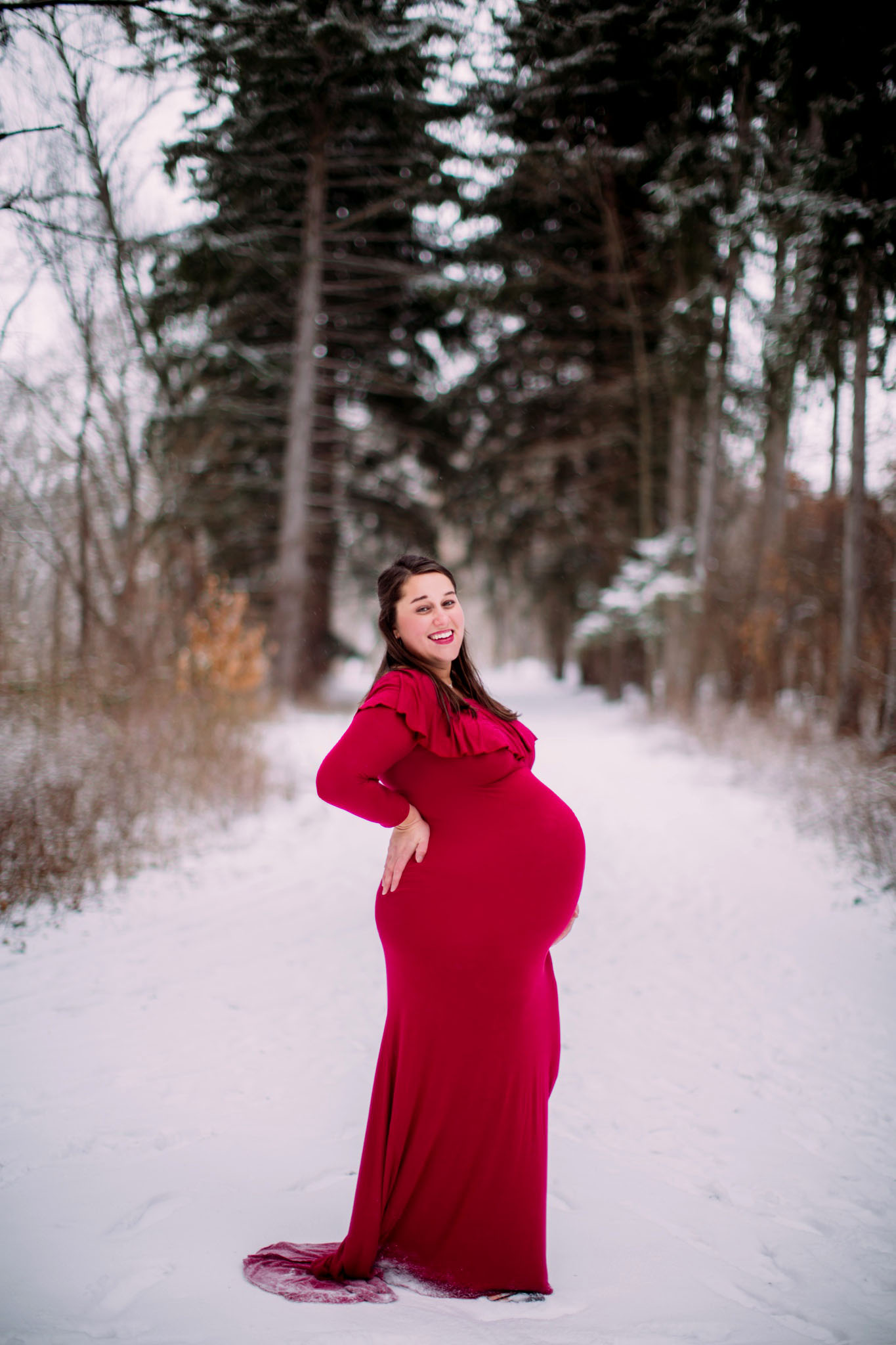 stoney creek metro park maternity session